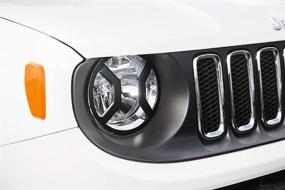img 2 attached to Rugged Ridge 11230.20 Euro Guard Kit for Jeep Renegade BU - Headlight, Textured Black - 15-Current