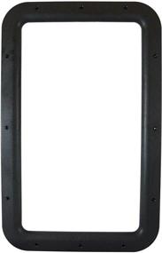 img 1 attached to 🚪 Enhanced Black Carded Interior Entrance Door Window Frame by Valterra A77012
