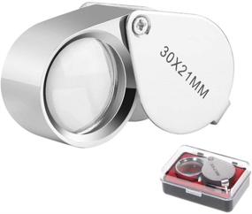 img 4 attached to KINGMAS Jewelry Jewelers Magnifying Magnifier: Enhance Your Beading & Jewelry Making Experience