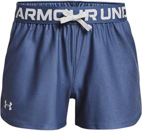 img 3 attached to 👧 Одежда и активные шорты для девочек Heather Metallic от Under Armour