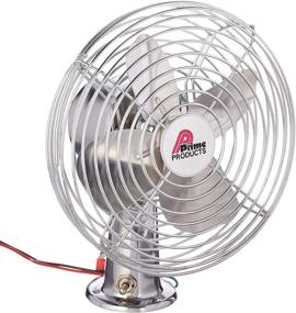 img 1 attached to High-performance Chrome 2-Speed Heavy Duty Fan by Prime Products (06-0850)