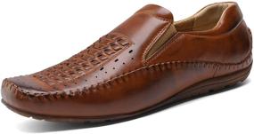 img 4 attached to Bruno Marc Pepe_08 Loafers Moccasins Men's Shoes