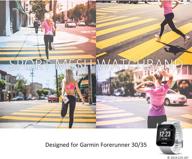 c2d joy garmin forerunner 35 watch band replacement - adapter, screws, screwdriver | sport 🏃 mesh strap nylon weave watchband | accessories compatible with garmin 35 running watch - 10#, m/6.5-8.5 in. logo