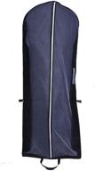 alicehouse fcz006 black-m x-large breathable wedding gown dress garment bag: hanging & portable cover for carrying logo