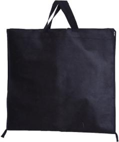 img 1 attached to AliceHouse FCZ006 Black-M X-Large Breathable Wedding Gown Dress Garment Bag: Hanging & Portable Cover for Carrying