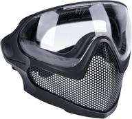 🎭 atairsoft airsoft full face mask with anti-fog goggles & lens set - tactical safety protection! logo