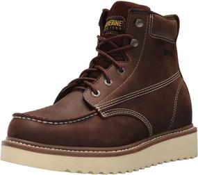 img 4 attached to Wolverine Mens Loader Wedge Brown Men's Shoes
