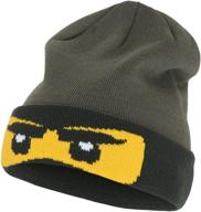 🧢 playful lego wear beanie: stylish turquoise accessories for boys logo