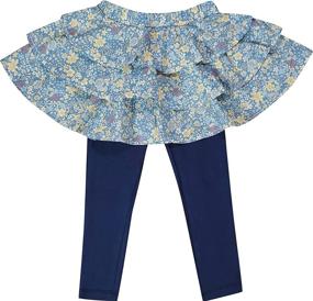 img 3 attached to 🌸 Angeline Kids Playwear Skirted Leggings: Fashionable Girls' Clothing and Leggings