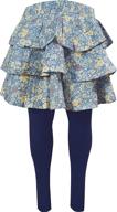 🌸 angeline kids playwear skirted leggings: fashionable girls' clothing and leggings logo