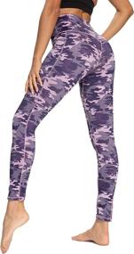 img 2 attached to 🩳 OXZNO High Waisted Yoga Pants for Women - Tummy Control Stretch Workout Leggings