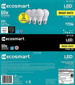 img 2 attached to 💡 EcoSmart Equivalent Bright Energy Dimmable Light Bulb: Eco-friendly and Efficient Lighting Solution