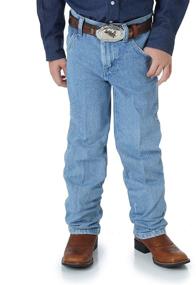 img 3 attached to 👖 Original Fit Jean for Wrangler Boys – 13MWZ Cowboy Cut