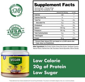 img 2 attached to 🍫 NutraOne Vegan Creations: Chocolate Milk Plant Based Protein Powder - Dairy Free, Pea Protein Isolate and Brown Rice Formula