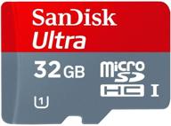 💾 карта памяти sandisk ultra microsdhc на 32 гб class 10 - высокопроизводительная sdsdqua-032g-a11a логотип