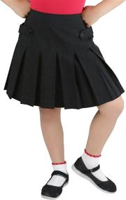 img 2 attached to 👗 Stylish and Comfortable ToBeInStyle Girls Uniform Skirt Button - Quality Girls' Clothing