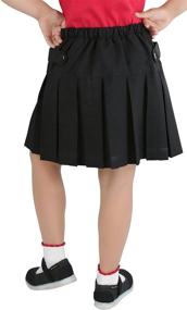 img 1 attached to 👗 Stylish and Comfortable ToBeInStyle Girls Uniform Skirt Button - Quality Girls' Clothing