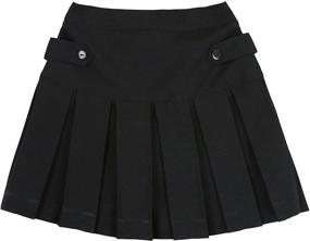 img 4 attached to 👗 Stylish and Comfortable ToBeInStyle Girls Uniform Skirt Button - Quality Girls' Clothing