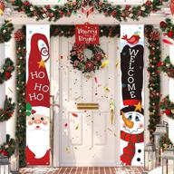 christmas decorations welcome snowman supplies logo