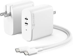 img 4 attached to 🔌 ALOGIC Dual USB C Wall Charger: 68W Fast Charger with GaN Fast Tech & Dynamic Power Allocation – Perfect for MacBook/M1 Mac, XPS, iPad Pro, iPhone 13/13 Pro/Max/13 Mini, Galaxy & More