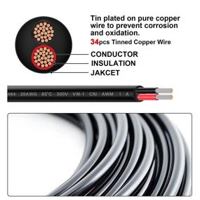 img 1 attached to ⚡️ 10фт 20АВГ Оловленная Медная Проволока для Подключения - Провод Geosiry Electrical