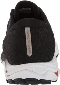 img 2 attached to 👟 Mizuno Inspire WAVEKNIT мужские беговые кроссовки в черно-белом цвете.