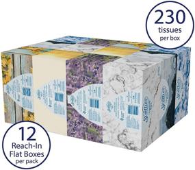 img 1 attached to Scotties Everyday Comfort Facial Tissues - 230 Tissues per Box (Pack of 12) | Affordable & Long-Lasting Quality Tissues
