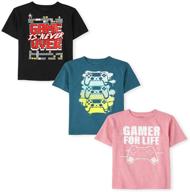 x-small boys' 👕 clothing: children's place graphic t-shirt logo