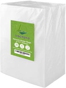 img 4 attached to 🔒 VacYaYa 200 Quart Size Vacuum Sealer Bags for Food Saver | 8x12 Inch Precut Bag | BPA Free | Freezer Storage Bags