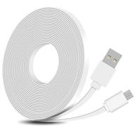 🔌 fastsnail 16.4ft flat extension cable for wyzecam, wyzecam pan, wyze cam v3 & more - usb charging, data sync, and power extension (white) logo