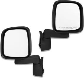 img 1 attached to 🔍 Top-Rated Bestop 5126101 HighRock 4x4 Replacement Mirror Set for Wrangler 1988-2006: Upgrade and Enhance Your Jeep's Mirrors!