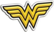 🚗 enhance your car with fan emblems wonder woman 3d car badge - classic logo (black, yellow and chrome) logo