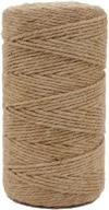656 feet 3mm jute rope- natural jute twine, ujhodvp hemp string for craft, arts, gift wrapping, and garden decor logo