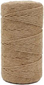 img 4 attached to 656 Feet 3mm Jute Rope- Natural Jute Twine, UJHODVP Hemp String for Craft, Arts, Gift Wrapping, and Garden Decor