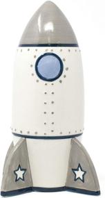 img 2 attached to 🚀 Roger's Rocket Piggy: Cherished Child's Toy