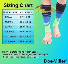 img 3 attached to Doc Miller Compression 20 30MmHg BlackGreenRed Outdoor Recreation and Accessories
