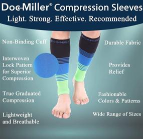 img 1 attached to Doc Miller Compression 20 30MmHg BlackGreenRed Outdoor Recreation and Accessories
