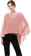 chiffon capelet capes poncho womens women's accessories logo