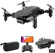 🚁 goolrc s66 mini drone with 4k hd camera, foldable wifi fpv drone for kids and adults, rc quadcopter with optical flow positioning, headless mode, altitude hold, 3d flip, storage bag, and 3 batteries - enhanced seo logo