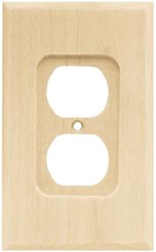 img 4 attached to Enhance Your Décor with Franklin 🔲 Brass W10397-UN-C Square Single Duplex in Unfinished Wood