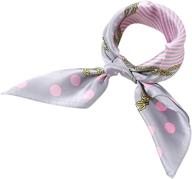 🌸 uxcell women's 100% silk floral graphic print square scarf - head, neck, and hair accessory - 21 inches logo