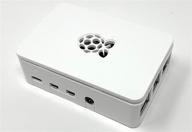 корпус raspberry pi 4 b (model b) - iphoenix edition (белый) логотип