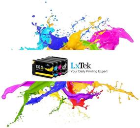 img 3 attached to 🖨️ LxTek Compatible Ink Cartridge Replacement for HP 932XL 933XL 932 933 - Officejet 7110 6600 6700 6100 7612 7610 (2 Black, 2 Cyan, 2 Magenta, 2 Yellow, 8 Pack)