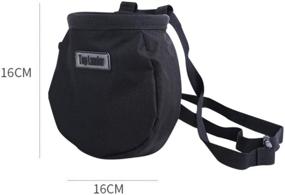 img 2 attached to 🧗 Optimized Chalk Bag Kit: Includes 2 Chalk Balls, Belt, Carabiner Clip, Brush Loop, and Zippered Pocket; Ideal for Climbing, Bouldering, Gymnastics, Cross Fit, and Lifting