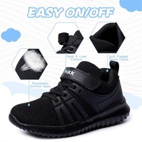 img 3 attached to 👟 Ultimate Kids Running Shoes: Akk Boys Girls Tennis Sneakers - Lightweight & Breathable