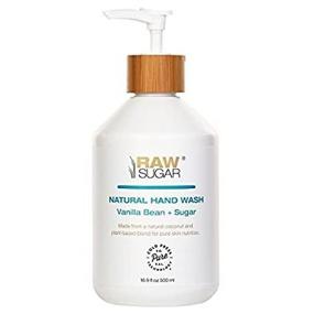 img 1 attached to 🌿 Raw Sugar Vanilla Bean Sugar Hand Wash - Naturally Cleansing 16.9oz