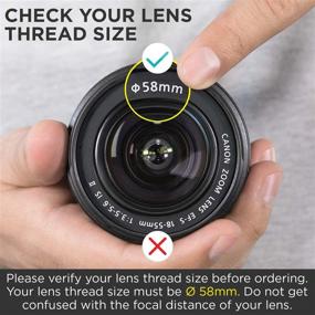 img 3 attached to Altura Photo 58MM 0.35x Fisheye Canon Wide Angle Lens (with Macro Portion) for Canon DSLR Cameras EOS Rebel 70D 77D 80D 90D T8i T7 T7i T6i T6s T6 T5i T5 T4i T3i T100 SL1 SL2 SL3 - Canon Mount Wide Angle Lens