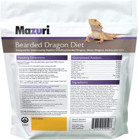 img 2 attached to Mazuri Питательный рацион для Варанчика с бородой: Полноценное питание и комплексное решение для питания