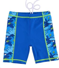 img 1 attached to 👕 Huaniue One-Piece Sleeve Boy's Rashguard Swimsuit Clothing