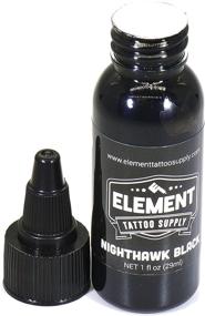 img 2 attached to 1-унция флакон черной тату-чернил Nighthawk от Element Tattoo Supply